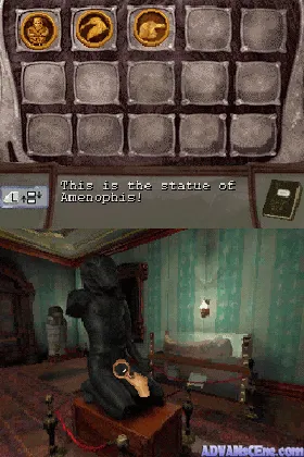 Sherlock Holmes DS - The Mystery of the Mummy (Europe) (En,Fr,De,Es,It) screen shot game playing